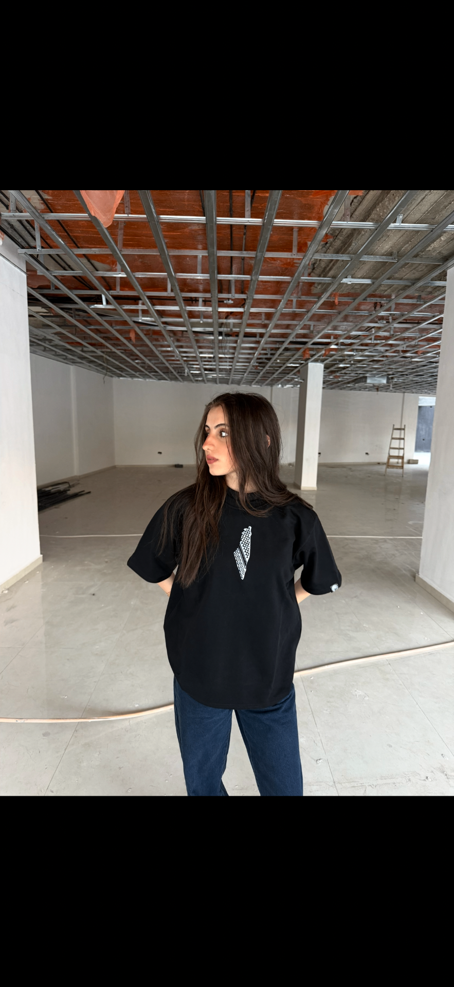 Keffiyeh Map Tee